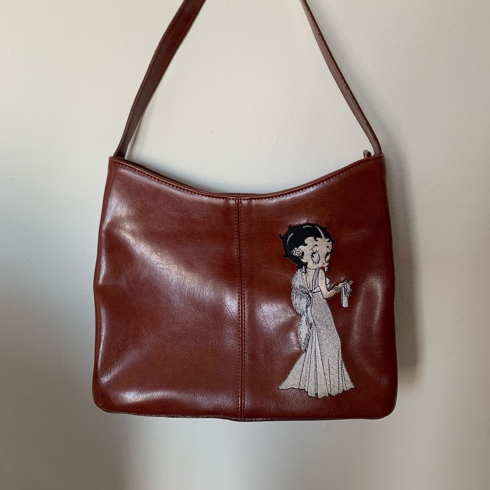 Betty Boop Red Leather Purse
